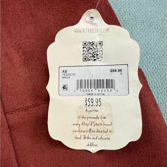 NWTs!! Altar’d State Suede Mini Skirt (size: small) - Picture 3 of 4